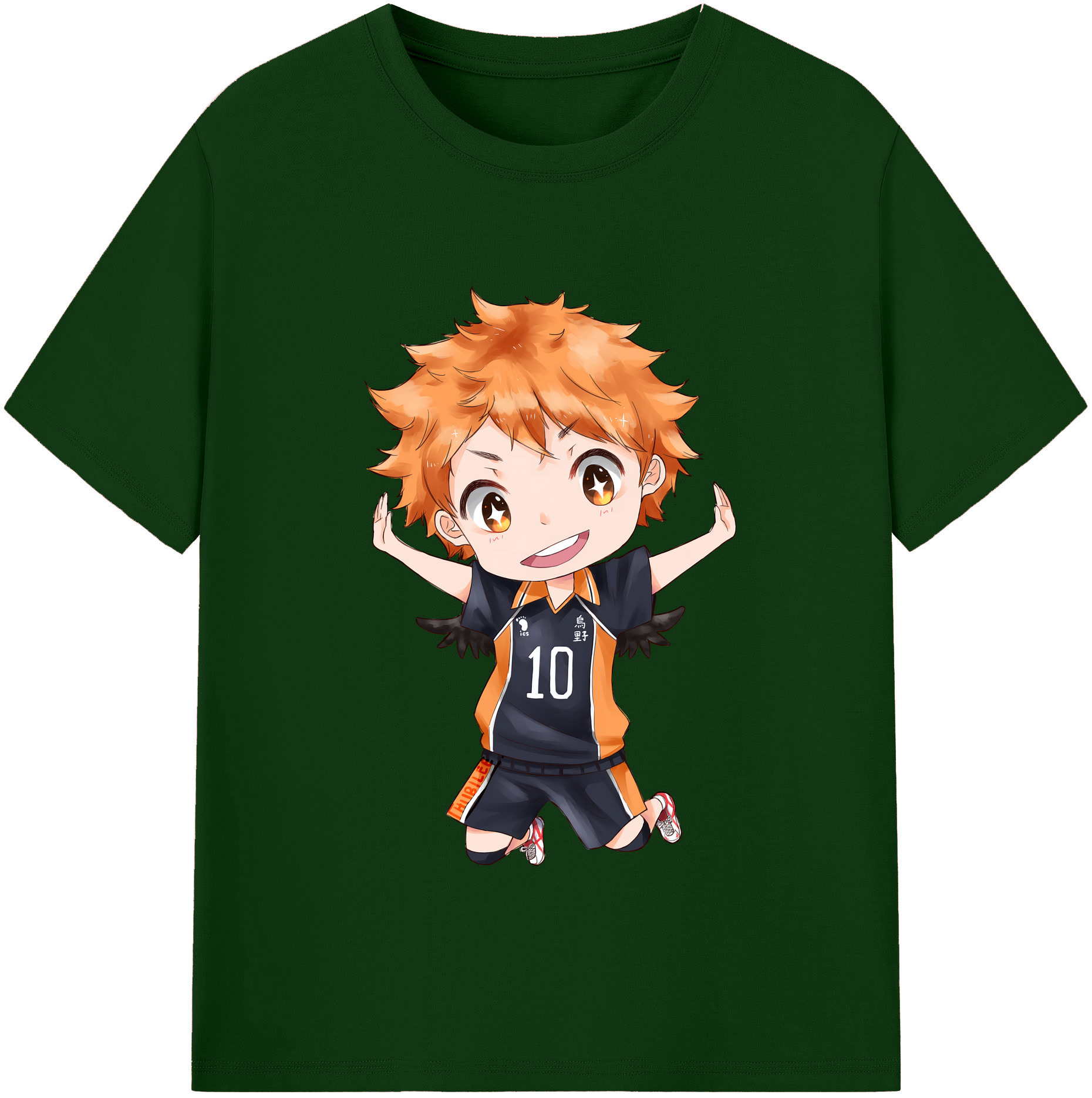 （画像用） ハイキュー!! Haikyu!! 綿100％半袖Tシャツ（フロントプリント）